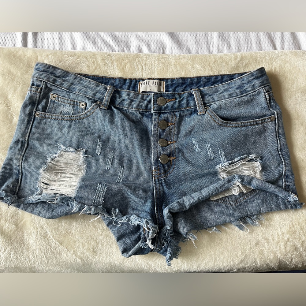 Blank Paige Low Rise Jean Shorts